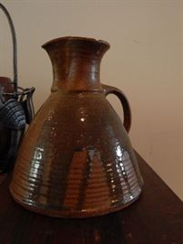 Art pottery pitcher/ pour.