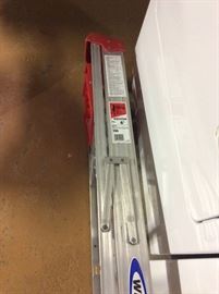 Werner 6' folding aluminum ladder