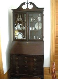 Antique furniture is all throughout the house.