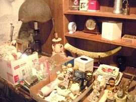 Miscellaneous treasures all throughout the house. 