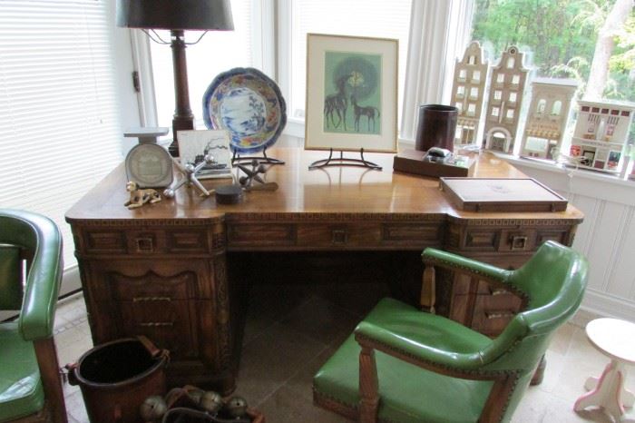 The perfect desk for your home office. OK the chair is great too. It's  Vintage Romweber