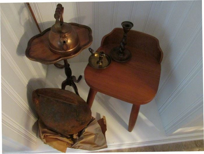 Large Cow Bell, Milking stool & more