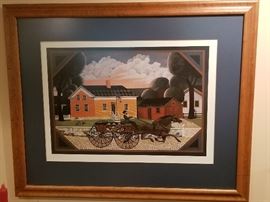 Signed and numbered Lithograph by David Johnston