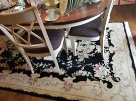 Gorham Licingston Sulverplate, Noritake Paradise with Waterford Clare Goblets