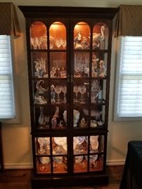 Fantastic lighted Hutch filled with great items 
