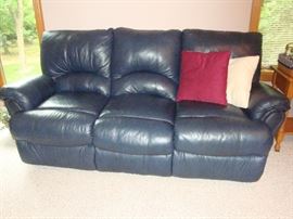 LANE Leather Sofa (Blue) (1 of 2 )