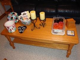 Solid Oak Coffee Table