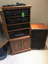 Stereo System~Pair of Speakers~Cabinet