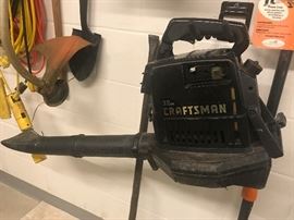 Craftsman Leaf Blower w/ Gutter Attachments