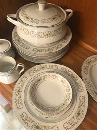 Vintage Sterling Fine China~Service for (8)