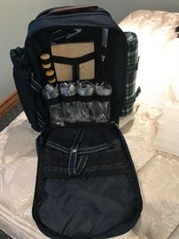 Picnic Backpack & Blanket!~new