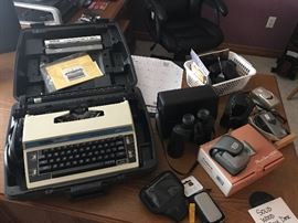 Vintage Typewriter ~Camera's~Binoculars 