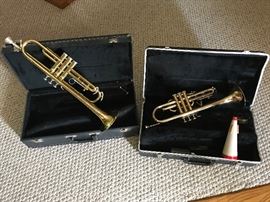 Vintage Trumpet & Cornet w/ Original Cases