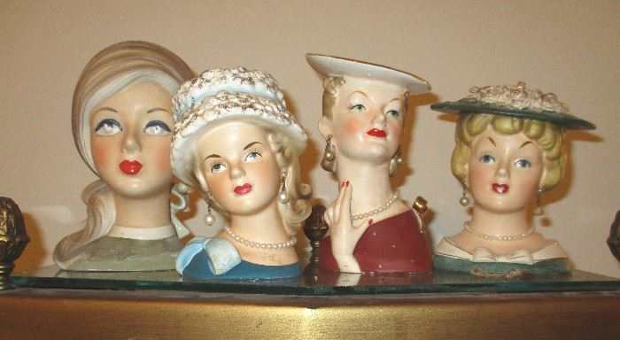 Relpo Head Vases