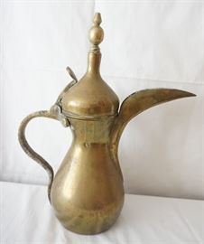Copper Pitcher with Hinged Lid