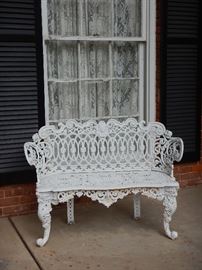 WROUGHT IRON SETTEES