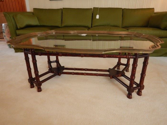 GLASS TOP COFFEE TABLES