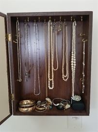 interior  of the jewelry wall box