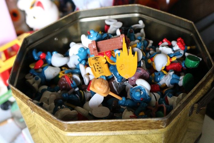 Huge smurf collection