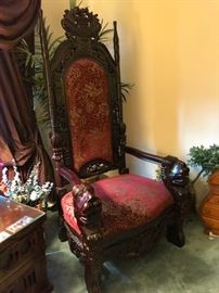 Spanish king style chair