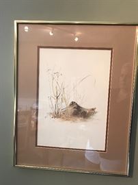 Framed Art by Danish Artist Mads Stage (1of 2)