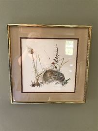 Framed Art by Danish Artist Mads Stage (1of 2)