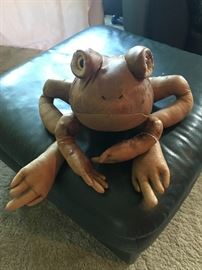 Charleen Kinser Signed Leather Tom's Toad 1984~#533