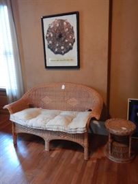 RATTAN LOVE SEAT
