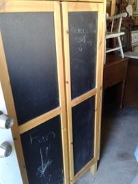 Chalkboard crafty cupboard