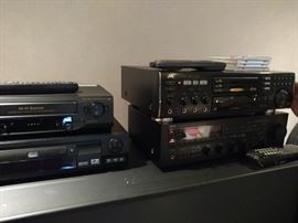 Collection of stereo equipment