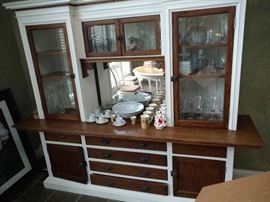 Oak built-in... 84" long 72"tall 22" deep