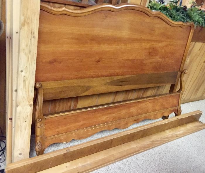 * Wood BedFrame is 55 1/2 inches wide and 39 inches tall   