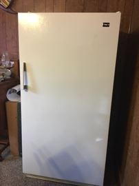 Upright  Whirlpool freezer. In good condition.