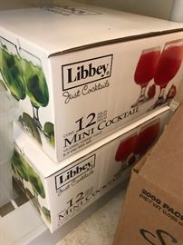 Brand new Libbey Cocktail glasses