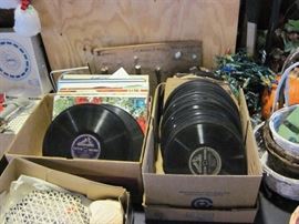 Records - 77's, 33's, and 45's