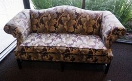 Vanguard Upholstered Love Seat, 36"H x 76"W x 32"D