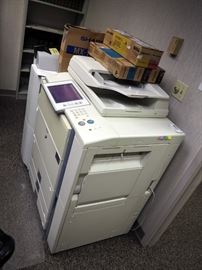 Sharp Model# MX-5500N Copier, 48"H x 48"W x 29"D With Toner Cartridges Qty 5