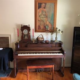 Upright piano from the Cable Piano Company, Chicago
