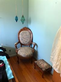 One of two Eastlake chairs