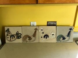 Bennington Pottery tiles