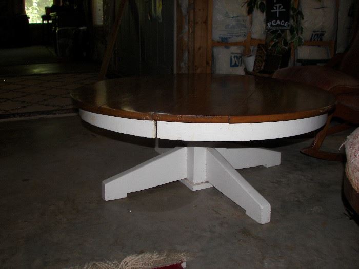large round coffee table