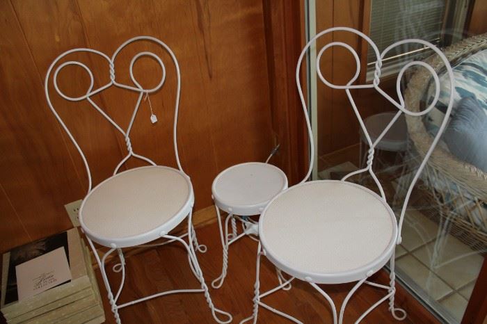 furniture icecream bistro chairs and stool