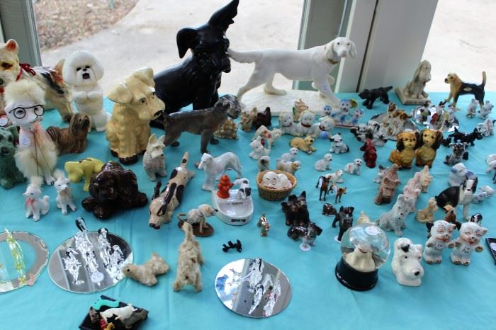 decor dog figurines