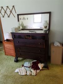 Dresser needs a little repair - Mirror shows it's age