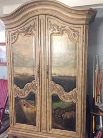 painted armoire