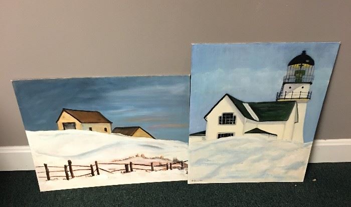 2 Winter Scenes Signed by J M Ivancevic        http://www.ctonlineauctions.com/detail.asp?id=746652