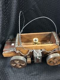 Vintage Hand-Made Wagon Lamp  http://www.ctonlineauctions.com/detail.asp?id=746654