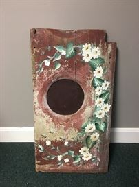  Vintage Painted Outhouse Seat          http://www.ctonlineauctions.com/detail.asp?id=746662