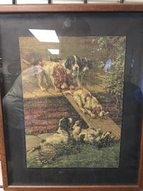  Framed Dog Puzzle         http://www.ctonlineauctions.com/detail.asp?id=746673