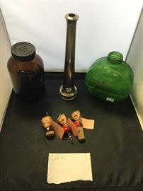  Vintage Corks, Cork Screw, & Glass Bottles  http://www.ctonlineauctions.com/detail.asp?id=746797